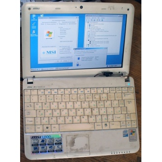 Нетбук MSI Wind U100 (Intel Atom N270 1.66Ghz /1024Mb DDR2 /120Gb /10" 1024x600) - Ульяновск