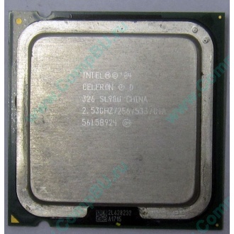 Процессор Intel Celeron D 326 (2.53GHz /256kb /533MHz) SL98U s.775 (Ульяновск)