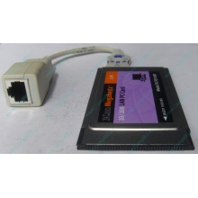Сетевая карта для ноутбука 3COM Mehahertz 3CCFE574BT (PCMCIA) - Ульяновск